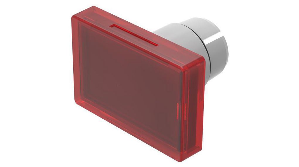 Eao Switch Lens Rectangular Red Plastic Eao Series