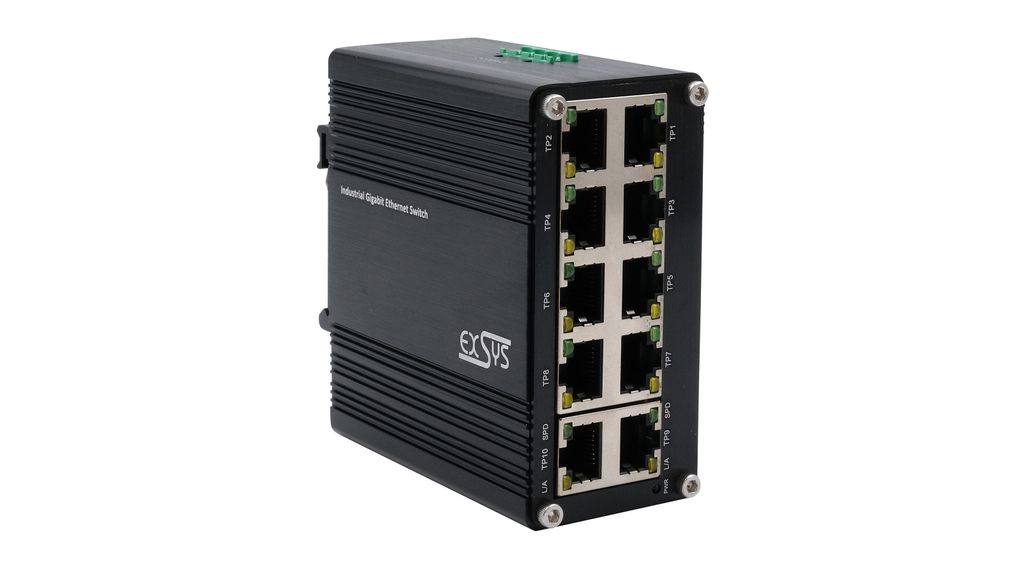 EX 62025 Exsys Switch Ethernet Prises RJ45 10 1Gbps Non géré