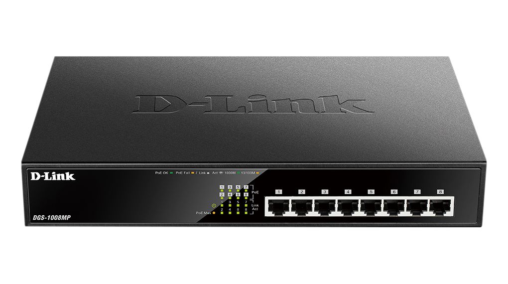 Dgs Mp D Link Poe Switch Ohanterat Gbps W Rj Portar