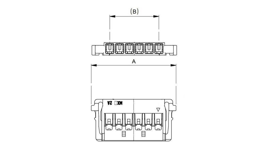 Molex Pico Lock Housing Receptacle Poles Rows