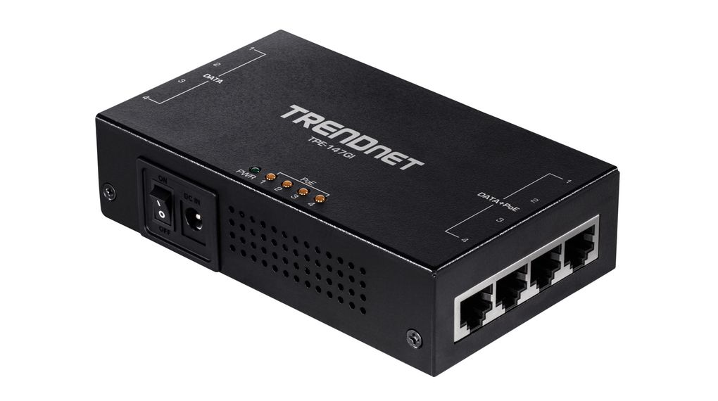 Tpe Gi Trendnet Poe Injector Unmanaged Gbps W Rj Ports