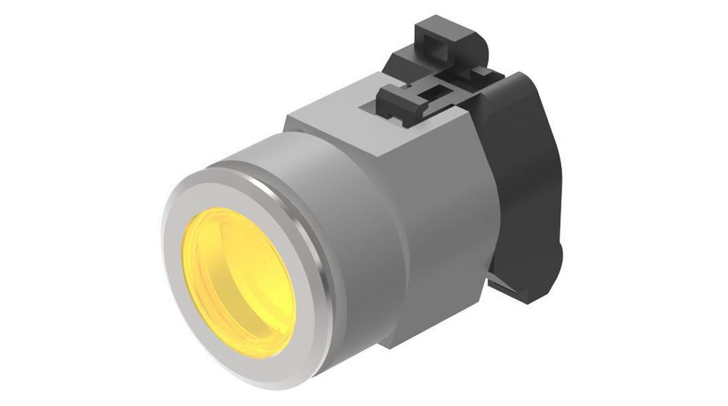 704 062 418 EAO Illuminated Pushbutton Actuator Metallic Yellow