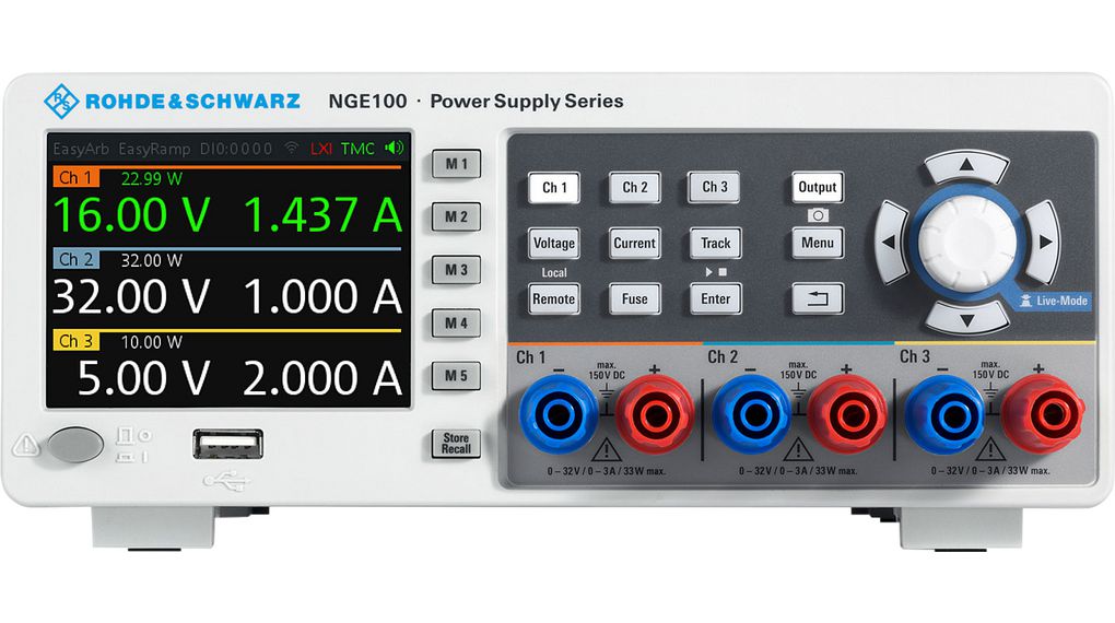 Bench Top Power Supply Programmable 32V 3A 100W USB