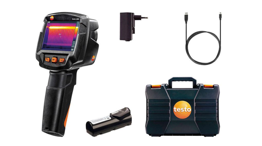 Thermal Imager, LCD, -20 ... 280°C, 9Hz, IP54, Automatic, 160 x 120, 31 x 23°