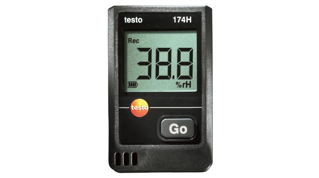 Testo 174 H - Mini-Datenlogger für Temperatur und Feuchte, 2 Kanäle, 16000 Messungen