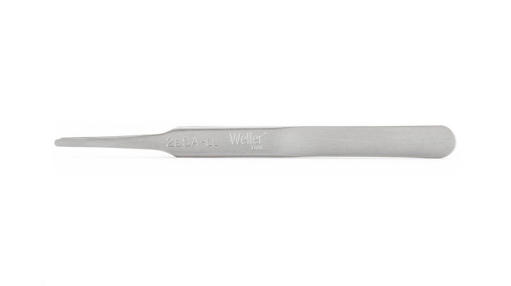 Tweezers with Rounded Tips Precisie Roestvast staal Plat / Afgerond 120mm