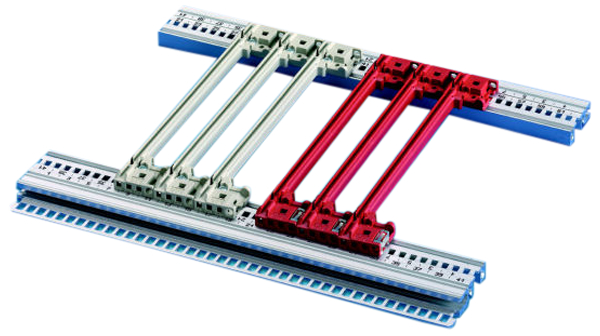 Guide Rail Standard Type, Plastic, 220mm, Red