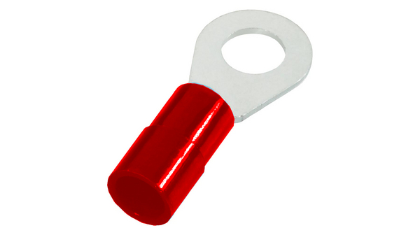 Ring Terminal, Partially Insulated, 0.3 ... 1.42mm², M3.5