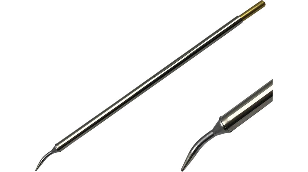 Soldering Tip STTC Bent, Conical, Sharp 16mm 0.4mm
