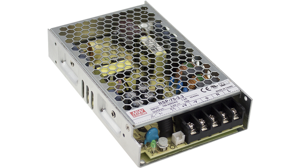 Embedded Switch Mode Power Supply SMPS, 75.6W, 12V, 6.3A