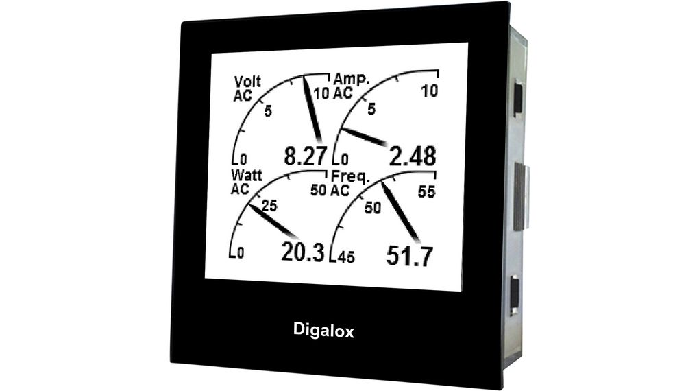 Graphical Panel Meter, AC: 0 ... 500 V / DC: -500 ... 500 V,