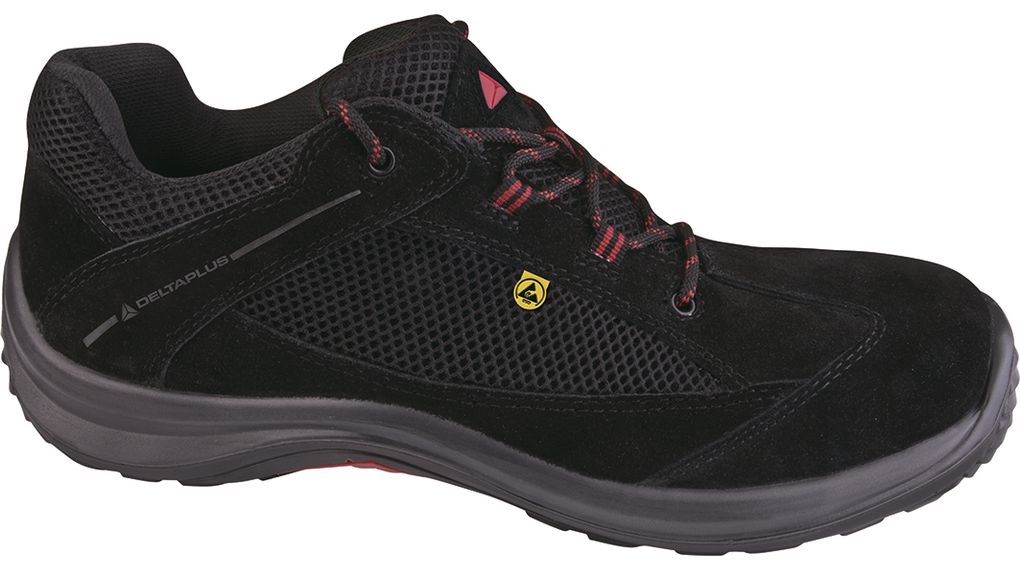 ESD Safety Trainers, 41, Black / Red