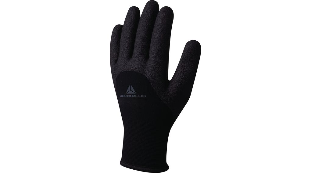 Protective Gloves, Polyamid / Acryl / Nitrilschaum, Handschuhgrösse 9, Schwarz