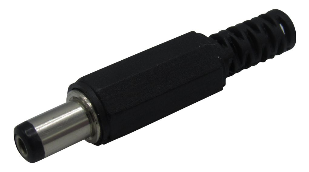 DC Power Connector, Plug, Straight, 2.1x5.5x10mm