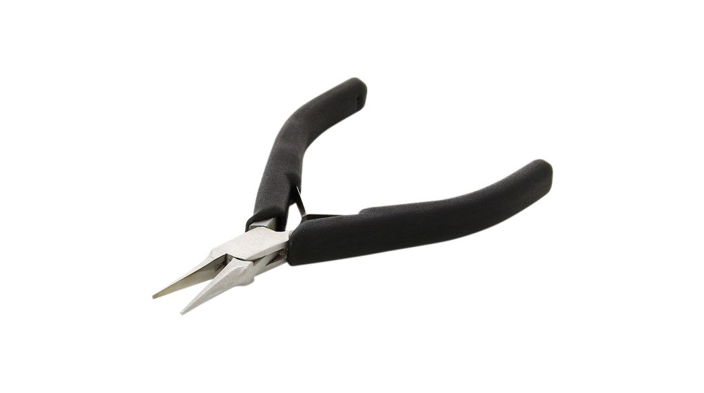 ESD Precision Pliers, Short / Snipe Nose / Smooth, 115mm