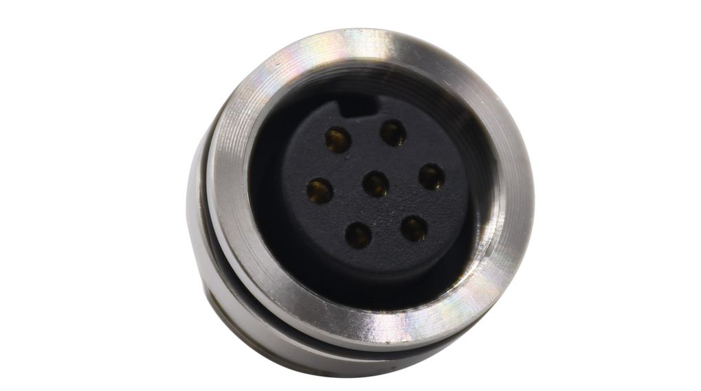 RND 205-01432 | RND Mini Connector Socket 7 Contacts, 5A, 125V, IP67 ...