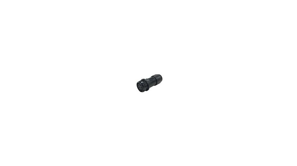Standard Circular Connector In-Line Flex Cbl 6 P Sckt 5.0mm-5.5mm Cb, Pack of 5 pieces