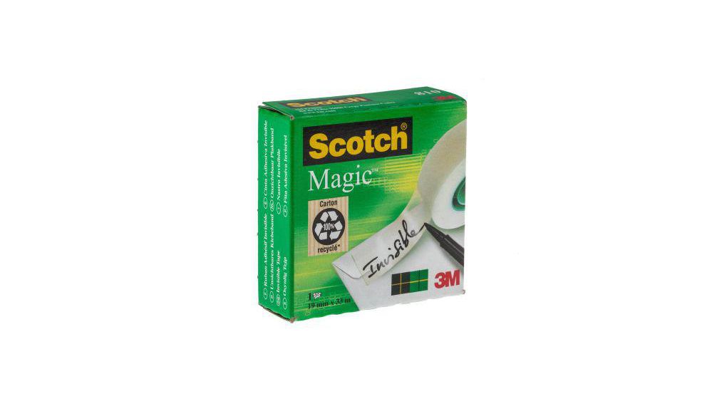 3M 810 Clear Office Tape 19mm x 33m