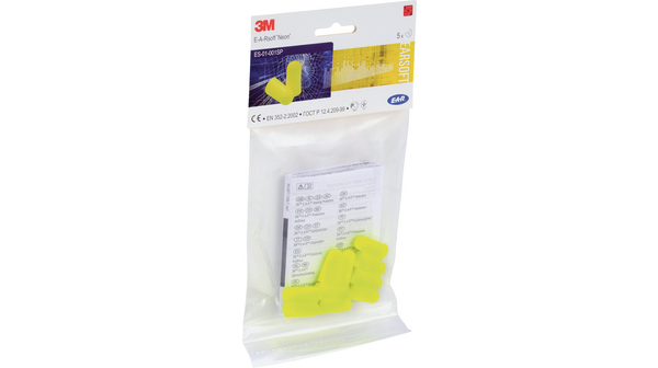 Johdottomat E-A-R™ E-A-Rsoft -korvatulpat 36dB Keltainen 10 kappaleen pakkaus