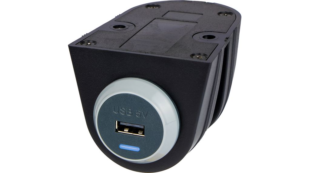 Charger Kit, Car, 1x USB-A, 2.1A, 10W, Black