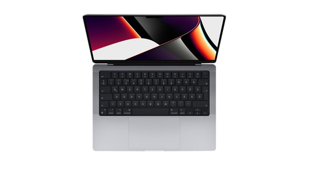 Notebook, MacBook Pro 2021, 14.2" (36.1 cm), Apple M1 Pro, 2.06GHz, 512GB SSD, 16GB DDR4, Grey