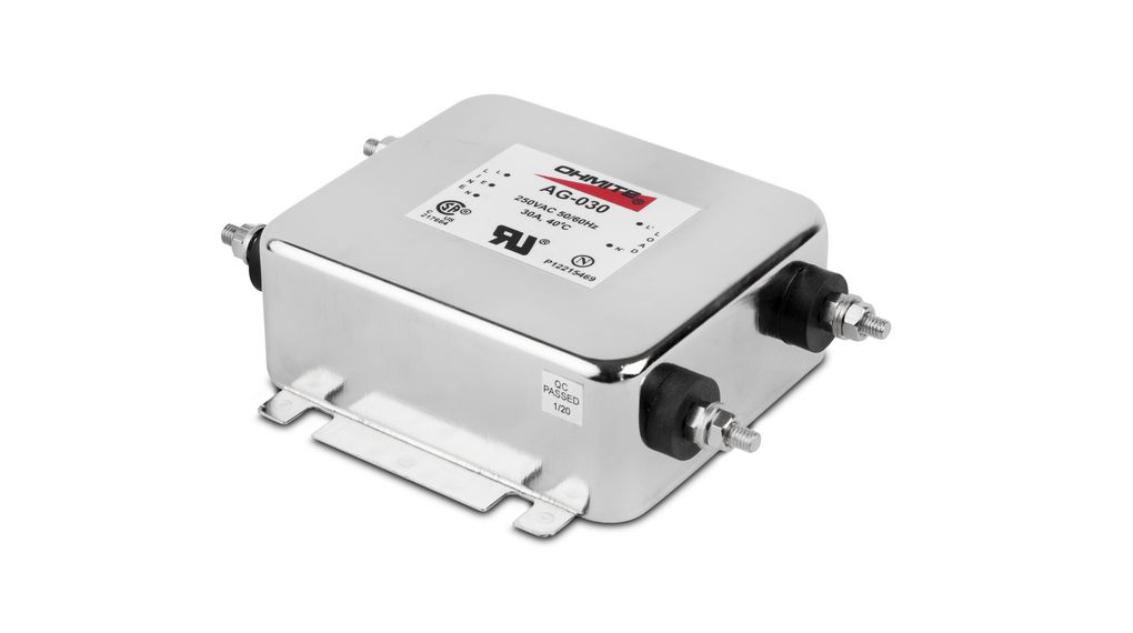 Jednofázový zdravotnický filtr EMI 30A 250V