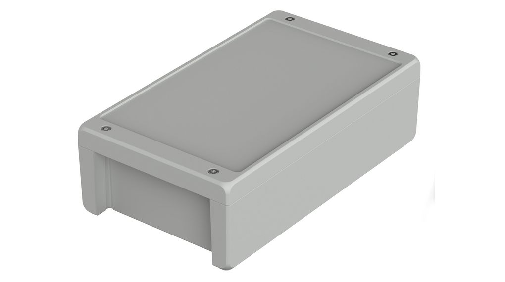 Metal Enclosure with Membrane Lid Bocube Alu 299x173x90mm Aluminium Light Grey IP66 / IP68 / IP69