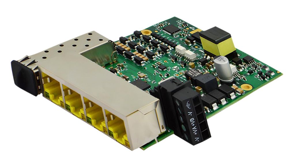 Industrial PoE Switch, Unmanaged, 1Gbps, 90W, RJ45 Ports 4, PoE Ports 4