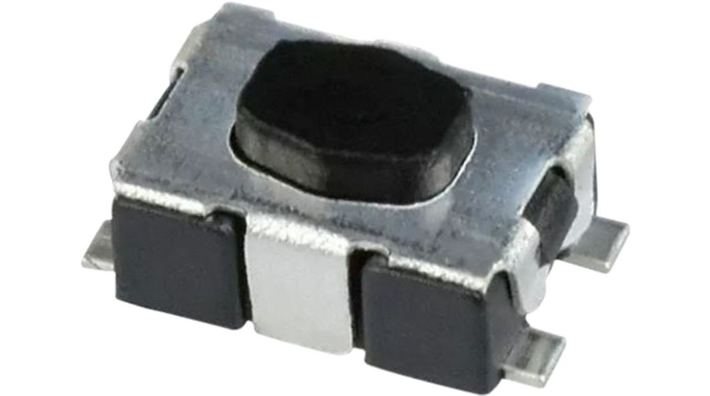 Interrupteur tactile, 1NO, 1.2N, 4.6 x 2.8mm, KMR