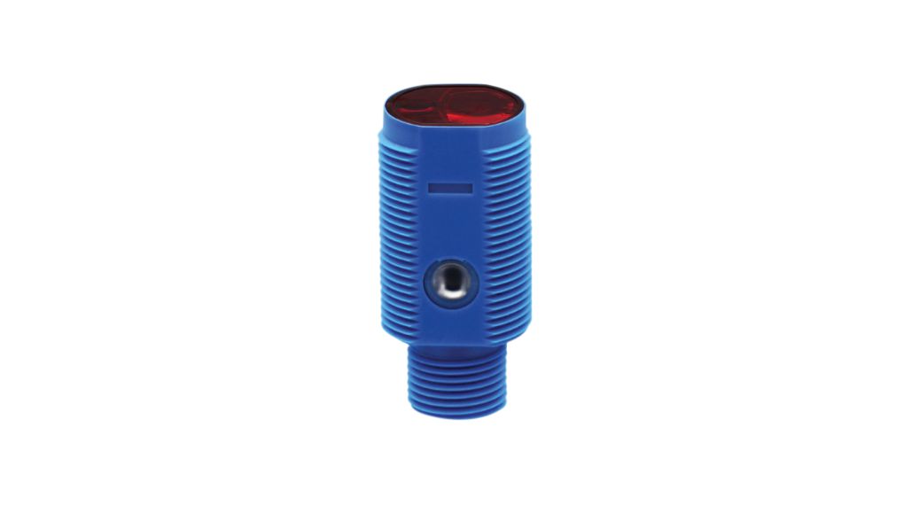 Photoelectric Sensor with Background Suppression PNP 250mm 1.1ms 30V 200mA LED, Red M12 IP67 LHR
