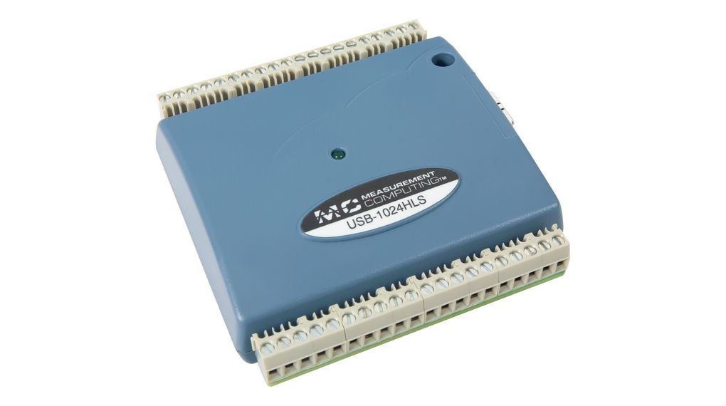 MCC USB-1024HLS digitális I/O USB DAQ eszköz, 24 csatornás