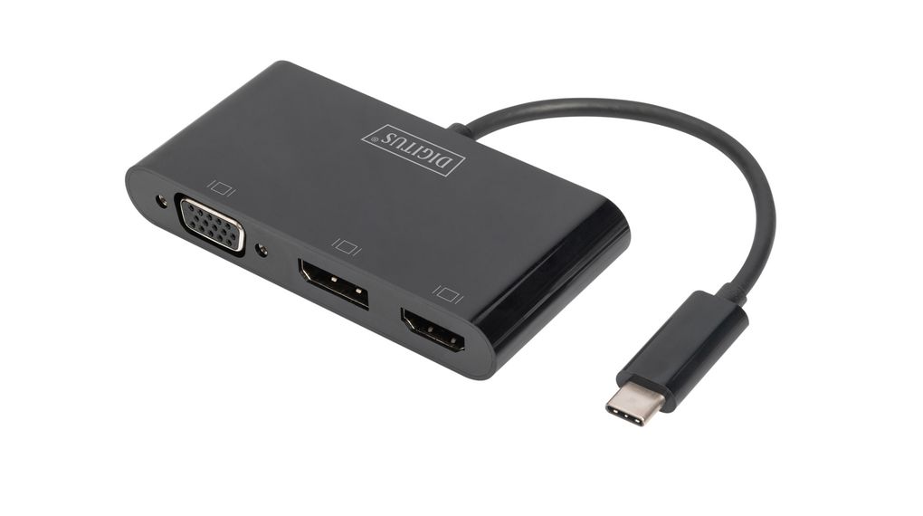 Digitus USB Type-C HDMI Multiport Adapter, Black