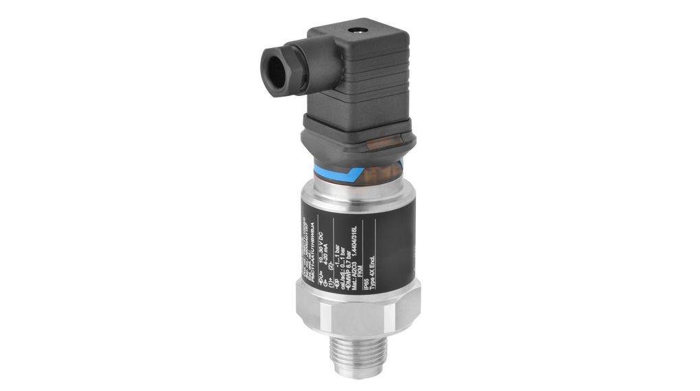 Pressure Transducer with Ceramic Sensor Bore 11.4mm Absolite 100mbar G1/2" 4 ... 20 mA 85°C IP65 / NEMA 4 Plug