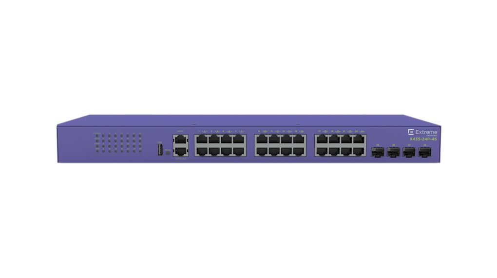 X435-24T-4S | Extreme Networks Ethernet Switch, RJ45 Ports 24, SFP ...