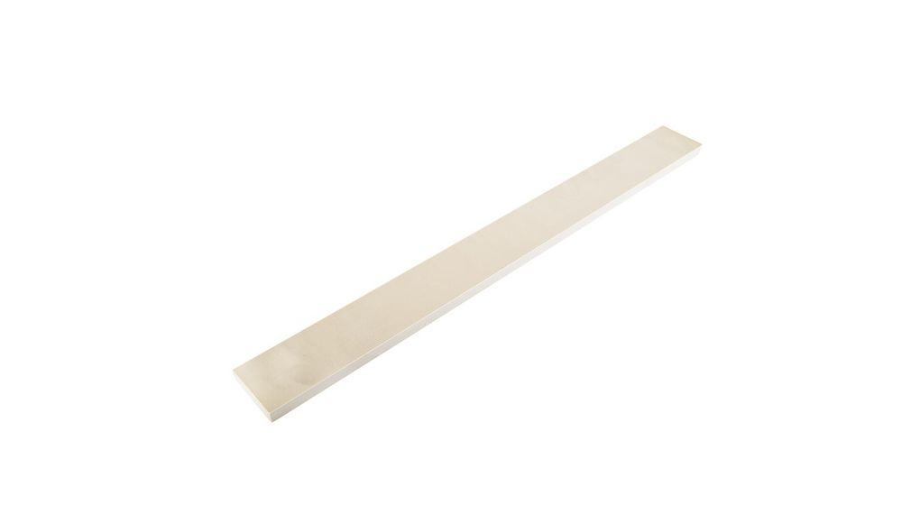 Beige Plastic Sheet, 500mm x 50mm x 10mm