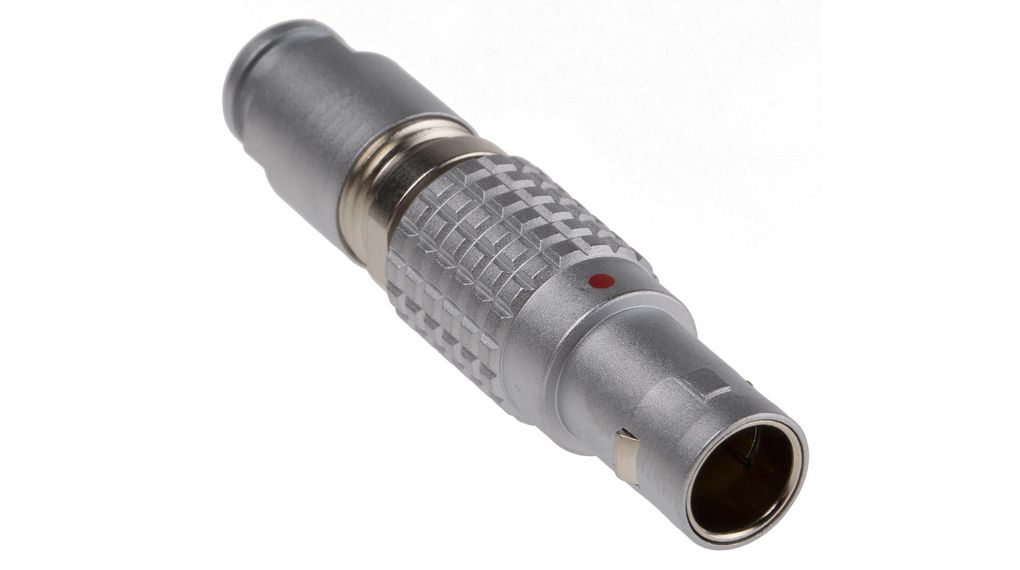 LEMO Circular Connector, 5 Contacts, Cable Mount, Plug, Male and Female Contacts, IP50, 0B Series Contacten