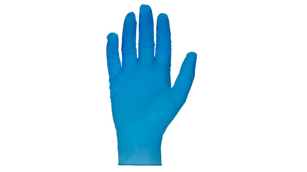 Nitrile, Vinyl Disposable Gloves, Size 7, Small, 50Pairs per Pack, 100 ST