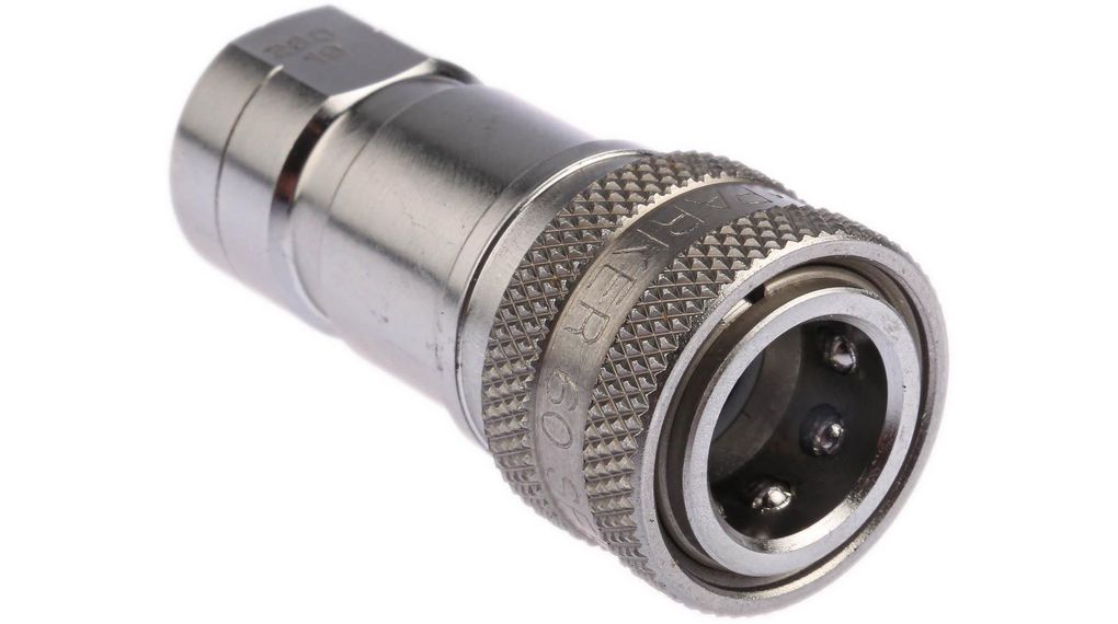 Stainless Steel Hydraulic Quick Connect CouplingFemale 1/4 in
