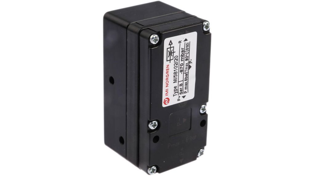 Norgren Vacuum Pump, 7mm nozzle , -0.87bar 160L/min, M/58102 series