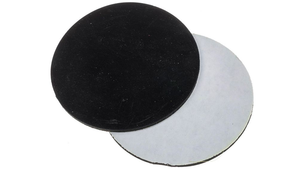 Circular Nitrile Non Slip Pad, 100mm diameter x 3mm height