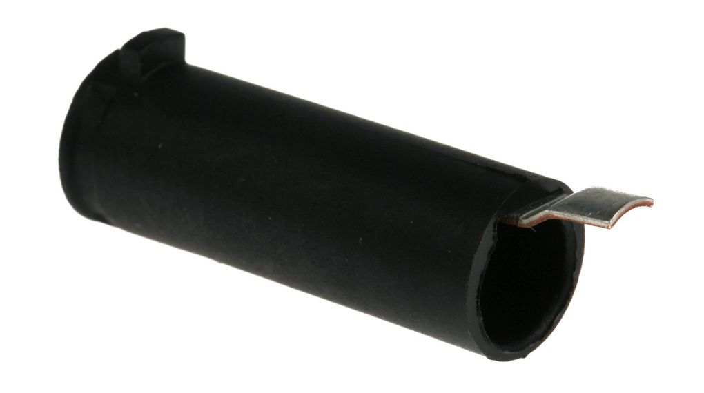 Fuse Holder 6.3 x 32 mm 250V 16A Black Thermoplastic Panel Mount IP40