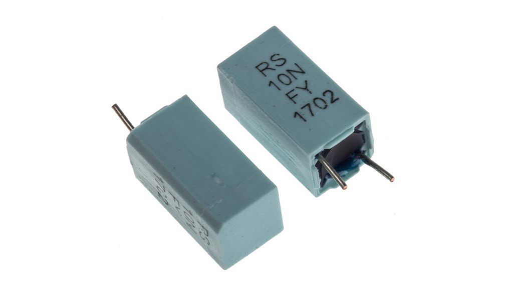 Polystyrene Film Capacitor, 63V dc, ±1%, 10nF, Through Hole, 10 nF