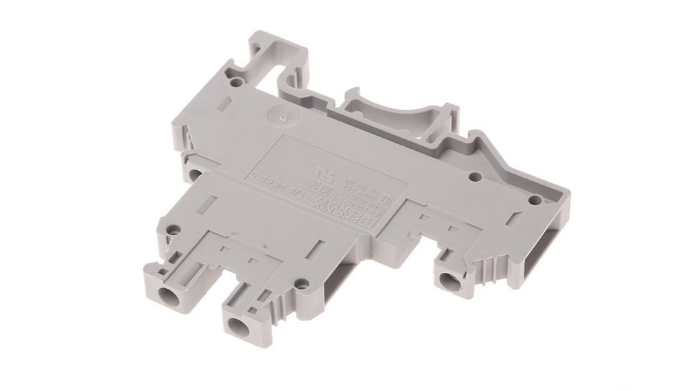 Phoenix Contact 2771146 UKKB 5 Series Grey, 0.2 → 4mm², Double-Level, Screw Termination Pôles, Lot de 5 pièces
