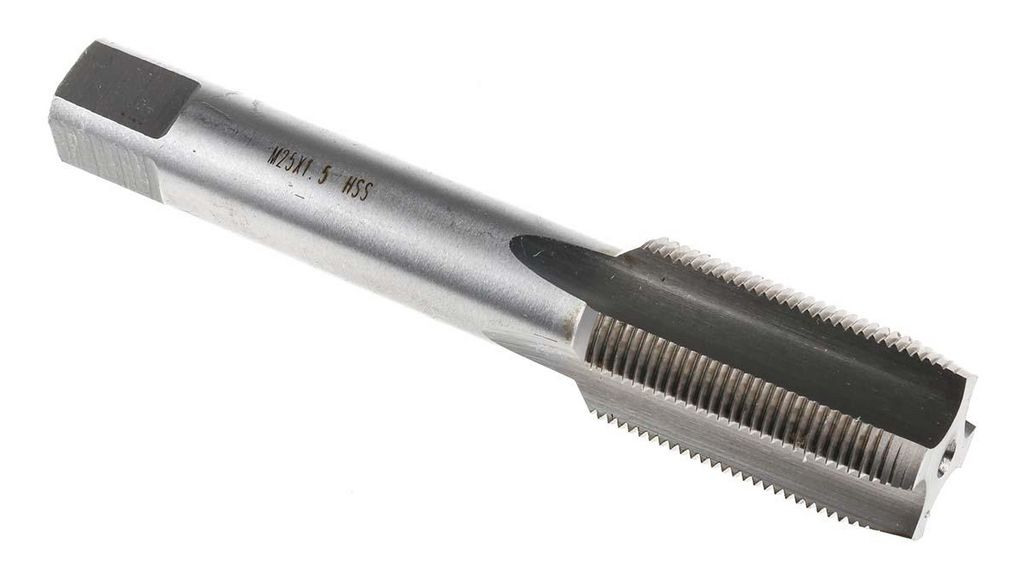 Threading Tap HSS 1-Piece 1.5mm Pitch Metric Fine Standard M25 Thread