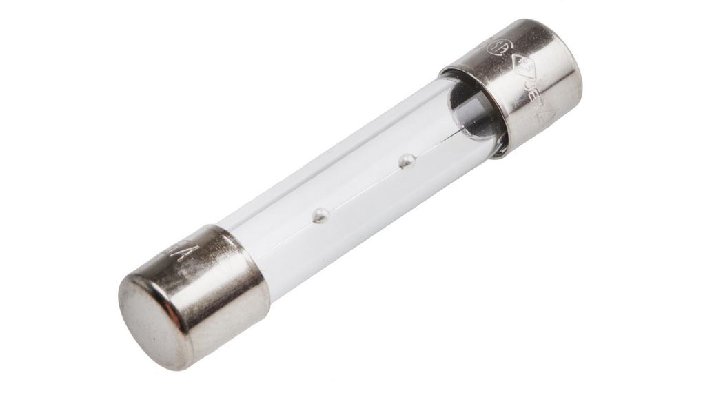 2.5A T Glass Cartridge Fuse, 6.3 x 32mm, 10 ST
