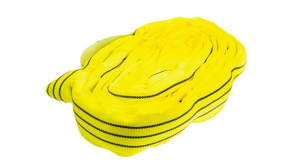 2.5m Yellow Lifting Sling Round, 3t