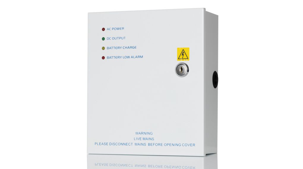 Battery Backed Power Supply, 12V dc, 1A, 1 Output, 100 → 240V ac Input Voltage