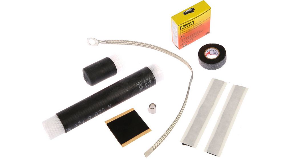 3M Cable Abandonment Kit Black, Rubber
