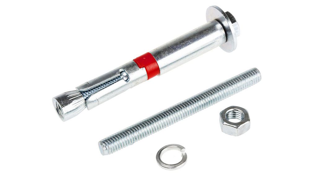 Steel Concrete Bolt M8 x 80mm, 12mm Fixing Hole
