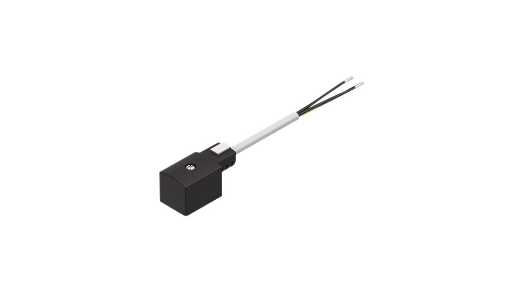 Connecting Cable for Valve, Type B Plug, 24VDC, IP67, 5m